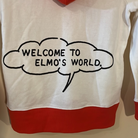 Universal Studios Japan Sesame Street Elmo Hoodie Sweater - Picture 10 of 14